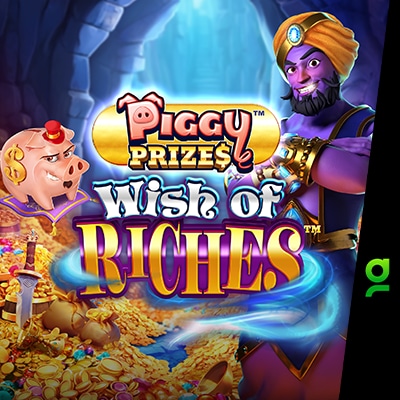 Graphical interface of the Genie Riches login and lobby area