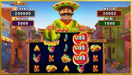 Lone Star Link Sizzling Wins screenshot